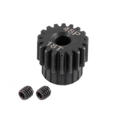 48P 18T 3.17mm Shaft Steel Pinion Gear For RC Hobby Motor Gear 1 / 10th SCT Monster